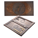 0052109/GU001 НАРДЫ резные "Скорпион" Ustyyan