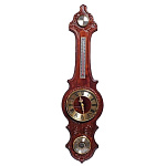 /М-82 МЕТЕОСТАНЦИЯ настенная "Часы" 98*27см М-82 РВ Нат.дерево