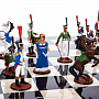 Шахматный ларец с оловянными фигурами "Бородино" 48х48 см, фотография 12. Интернет-магазин ЛАВКА ПОДАРКОВ