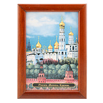 Плакетка настенно-настольная "Москва. Кремль" 17х12 см