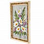 Панно в янтарной раме "Букет цветов" 27х18 см, фотография 1. Интернет-магазин ЛАВКА ПОДАРКОВ