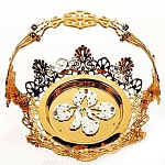 /ЗФ Златоуст Конфетница "Ирис" (в пенале) 00632