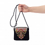 Сумка "Цветочная рапсодия". Черная, фотография 5. Интернет-магазин ЛАВКА ПОДАРКОВ