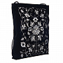 Сумка "Зимняя сказка". Черная с серебряной вышивкой, фотография 6. Интернет-магазин ЛАВКА ПОДАРКОВ