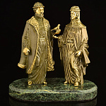 0017543 Бронза Статуэтка "Петр и Феврония" (4.232) в П/У