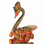 0020255 Хохлома КОВШ "ЛЕБЕДЬ" 28*13см 7 предметов