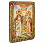 Икона "Петр и Феврония" 21х29 см, фотография 2. Интернет-магазин ЛАВКА ПОДАРКОВ