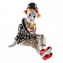 Статуэтка "Клоун". Гжель в цвете, фотография 1. Интернет-магазин ЛАВКА ПОДАРКОВ