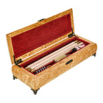 0063985 Нат.дерево НАБОР ДЛЯ ЧИСТКИ ОРУЖИЯ калибр 12 "МЕДВЕЖИЙ УГОЛ" корень секвойи,карел береза