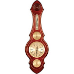 /М-75 МЕТЕОСТАНЦИЯ настенная "Часы" 60*16см М-75 РВ/з Нат.дерево