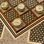 Нарды-шашки с янтарными фишками "Персидские" 49х25 см, фотография 13. Интернет-магазин ЛАВКА ПОДАРКОВ