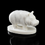 Скульптура из кости "Бегемот", фотография 2. Интернет-магазин ЛАВКА ПОДАРКОВ