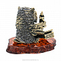 Статуэтка с янтарем "Сова-читатель", фотография 4. Интернет-магазин ЛАВКА ПОДАРКОВ