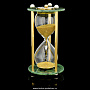 Песочные часы с нефритом. Златоуст, фотография 4. Интернет-магазин ЛАВКА ПОДАРКОВ