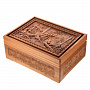 0050706/RTR-73.L  РУССКОЕ ЛОТО "Утро в сосновом лесу" (шкатулка из мореного ясеня), фотография 1. Интернет-магазин ЛАВКА ПОДАРКОВ