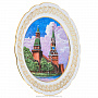 Декоративная тарелка  "Москва. Спасская башня", фотография 2. Интернет-магазин ЛАВКА ПОДАРКОВ