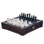 Шахматы из натурального камня 33х33 см