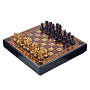 Шахматы с инкрустацией и фигурами из янтаря "Камелот" 45х45 см, фотография 1. Интернет-магазин ЛАВКА ПОДАРКОВ