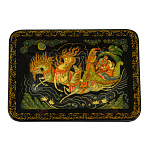 Шкатулка с художественной росписью "Тройка"