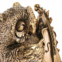 Скульптура интерьерная "Сова с контрабасом", фотография 5. Интернет-магазин ЛАВКА ПОДАРКОВ