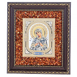 0072583-20*22,5см ИКОНА настенная "СЕМИСТРЕЛЬНАЯ" синий  (Янт.крошка)