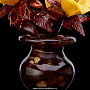 Сувенир из янтаря "Лилии в вазе", фотография 3. Интернет-магазин ЛАВКА ПОДАРКОВ