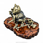 Статуэтка с янтарем "Кот - хороший день!", фотография 2. Интернет-магазин ЛАВКА ПОДАРКОВ