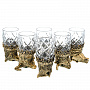 Набор из шести чарок "Русская охота", фотография 2. Интернет-магазин ЛАВКА ПОДАРКОВ