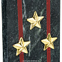 Настольные часы из камня "Погон. Полковник", фотография 4. Интернет-магазин ЛАВКА ПОДАРКОВ
