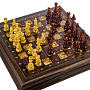 Шахматы из мореного дуба с янтарными фигурами 45х45 см, фотография 10. Интернет-магазин ЛАВКА ПОДАРКОВ
