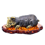 0047279/1266 Сувенир Поросенок спящий Сувенир (коньячный)