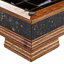 Шахматный деревянный ларец с янтарными фигурами, фотография 9. Интернет-магазин ЛАВКА ПОДАРКОВ