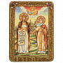 Икона "Петр и Феврония" 21х29 см, фотография 6. Интернет-магазин ЛАВКА ПОДАРКОВ