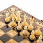 Шахматы с инкрустацией и фигурами из янтаря "Арабески-Марин" 56х56 см, фотография 9. Интернет-магазин ЛАВКА ПОДАРКОВ