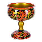 0040641 Хохлома КОНФЕТНИЦА ,18*18 см