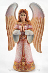 0015639-38см Скульптура из дерева "Ангел-хранитель" Авт.работа