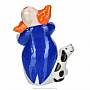 Керамическая статуэтка "Клоун со скрипкой и собакой", фотография 4. Интернет-магазин ЛАВКА ПОДАРКОВ