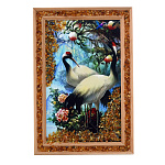 0073670-19*28см ПАННО настенное ПЕЙЗАЖ янтарная крошка (15*24см)