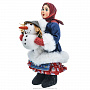 Коллекционная кукла ручной работы "Девочка со снеговиком", фотография 3. Интернет-магазин ЛАВКА ПОДАРКОВ