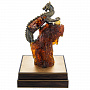 Скульптура из янтаря и бронзы "Китайский дракон на скале", фотография 18. Интернет-магазин ЛАВКА ПОДАРКОВ