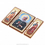 Икона-триптих "Блаженная Матрона" 12,5х8,5 см, фотография 3. Интернет-магазин ЛАВКА ПОДАРКОВ