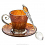 Кофейный набор из янтаря "Антик", фотография 3. Интернет-магазин ЛАВКА ПОДАРКОВ