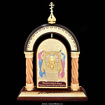0028747 Златоуст КИОТ настольный "Спас Нерукотворный" в П/У