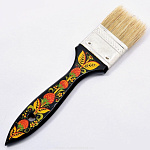 0022303/ВК/№3 Хохлома КИСТЬ СУВЕНИРНАЯ №3 (в/кат) в ассортименте 5774