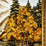 Картина янтарная "Горная река" 60х40 см, фотография 4. Интернет-магазин ЛАВКА ПОДАРКОВ