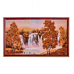 Картина янтарная "Пейзаж" 40х70 см