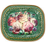 100593 Поднос с авторской росписью 24*20см АА1899