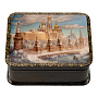 Шкатулка из папье-маше "Москва. Кремль", фотография 1. Интернет-магазин ЛАВКА ПОДАРКОВ