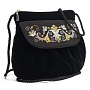 Сумка "Вьюнок". Черная с вышивкой, фотография 7. Интернет-магазин ЛАВКА ПОДАРКОВ