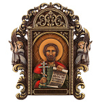 0065719 Изделие из дерева / Икона в раме Александр Невский 0,745*0,64*0,07